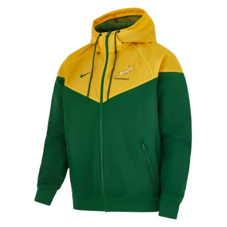 Chaqueta Nike Windrunner Springboks Gorge Green vista frontal hombre