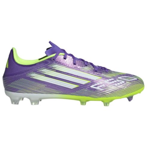 Botas de Rugby F50 League FG/MG Tacos Moldeados Terreno Seco Violeta Verde - Adidas