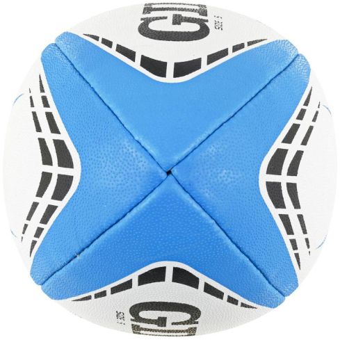 Ballon Rugby Entrainement G-TR4000 Bleu Ciel Taille 5 - Gilbert