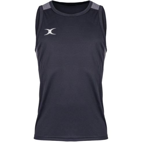 Camiseta sin Mangas Rugby Pro Negra - Gilbert