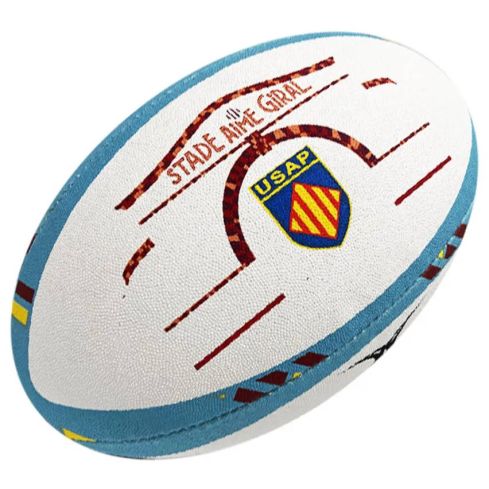 Balón de rugby Réplica USAP Perpiñán Tamaño 5 – Gilbert