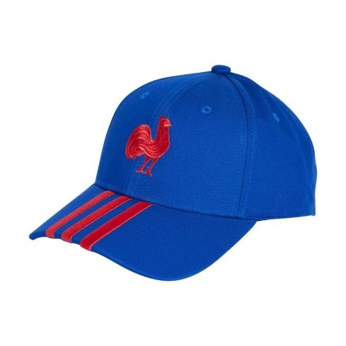 Gorra Rugby Francia 3 Bandas Azul Niño - Adidas