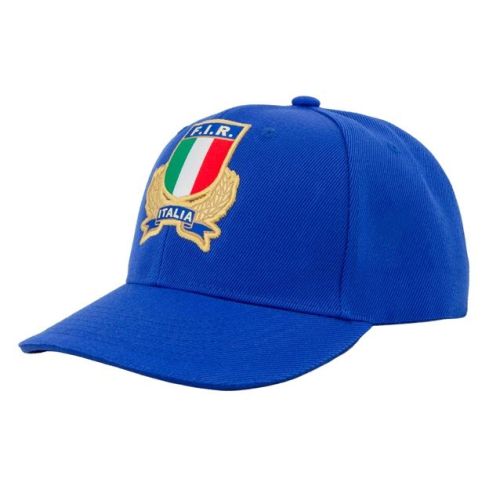 Gorra de Rugby Aficionado Italia Azul 2025/2026 Macron