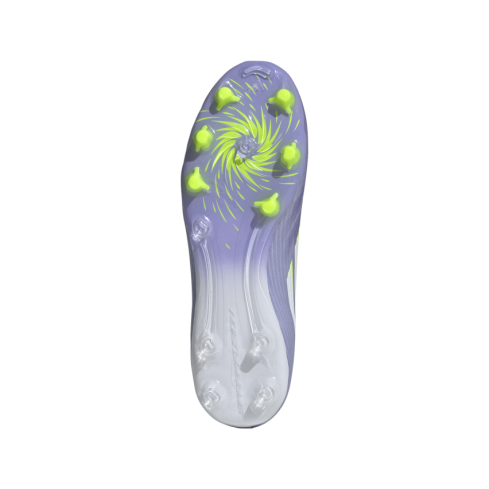 Botas de Rugby Mujer F50 Sparkfusion Tacos Moldeados Terreno Seco Violeta/Verde - Adidas
