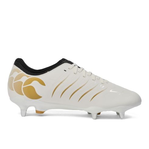 Botas de rugby Phoenix 2.0 Team Tacos HÃbridos Blanco – Canterbury