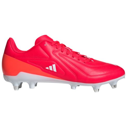 Botas de Rugby RS15 (SG) Tacos Híbridos Todo Terreno Rojas y Naranjas – Adidas