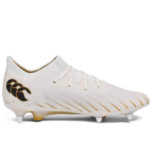 Botas de rugby Speed Falcon Elite Tacos HÃbridos Blanco – Canterbury