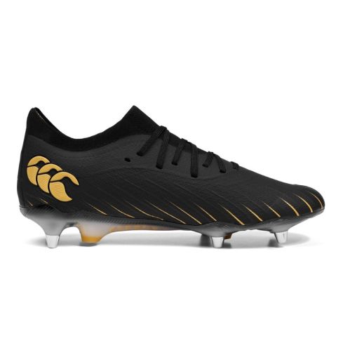 Botas de rugby Speed Falcon Elite Tacos Atornillados Negro Dorado – Canterbury
