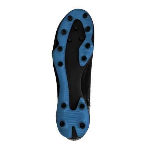 Botas de Rugby Niño Kombat Player EV (FG) Tacos Moldeados Negro Azul - Kappa