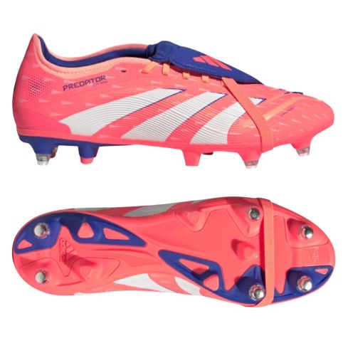 Botas de Rugby Híbridas Predator con Lengüeta Abatible Terreno Blando - Adidas