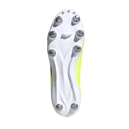 Botas de Rugby Kakari Elite SG con Tacos Atornillados Césped Blando Lucid Lemon Pack - Adidas