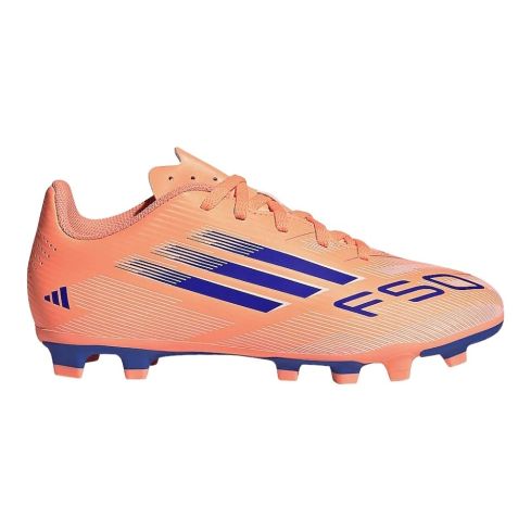 Botas de rugby moldeadas F50 Club FG/MG Niño Naranja - Adidas