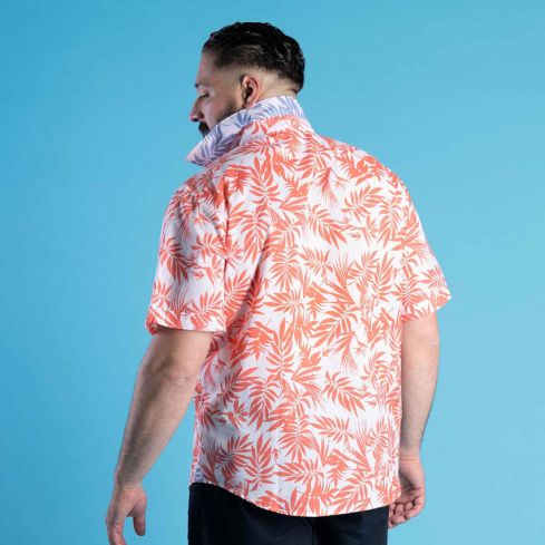 Chemise Rugby Manches Courtes Flowers of Rugby Corail - Ruckfield