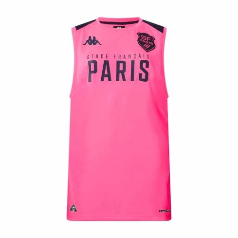 Camiseta Sin Mangas Rugby Stade Français Rosa 2025/2026 - Kappa
