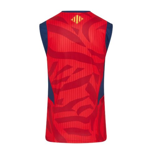 Camiseta sin mangas Rugby USAP Roja 2025/2026 - Adidas