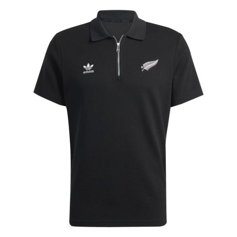 Polo de Rugby Negro All Blacks Original ā Adidas