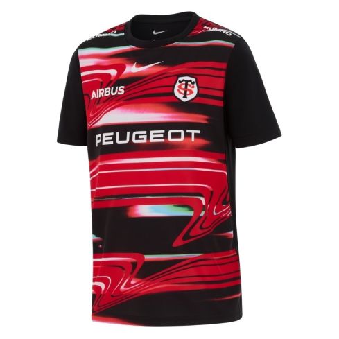 Camiseta de Rugby Pre-Partido Infantil Stade Toulousain 2025/2026 - Nike