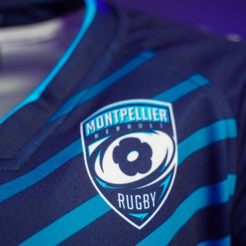 Camiseta Rugby Montpellier Hérault 2023/2024 - Le Coq Sportif