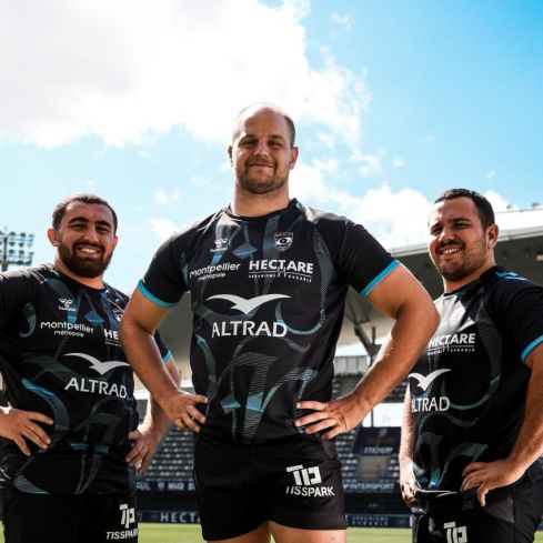 Maillot Rugby Enfant Montpellier MHR Third 2025/2026 - Hummel