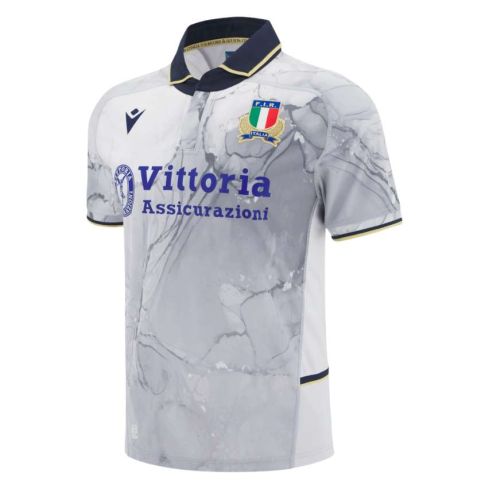 Camiseta Rugby Italia Visitante Niño 2025/2026 - Macron