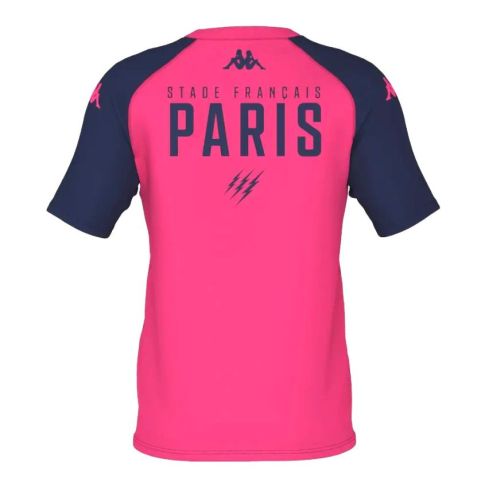 Camiseta de entrenamiento infantil Stade Français París Rosa - Kappa