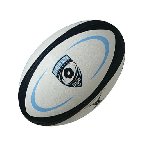 Ballon Rugby Replica Montpellier Taille 5 - Gilbert