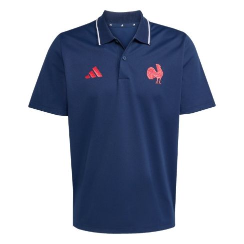 Polo Rugby FFR Cotton Polo Rugby Francia 2025/2026 - Adidas