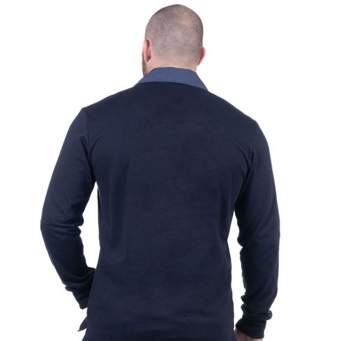 Polo Rugby French Rugby Club Ruckfield Mangas Largas Azul Marino – Ruckfield