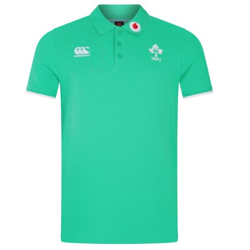 Polo Rugby Irlande Manches Courtes Vert - Canterbury