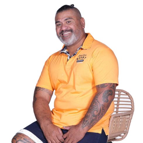 Polo Rugby Manga Corta Jonah Lomu Naranja - Ruckfield