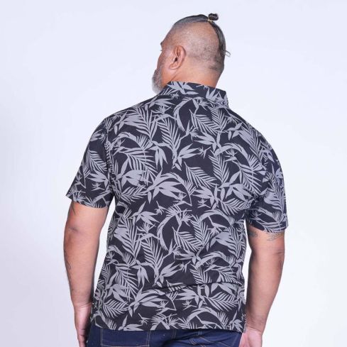 Polo Rugby Manga Corta Jonah Lomu Estampado Negro - Ruckfield