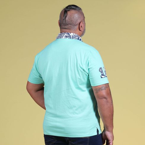 Polo Rugby Manga Corta Jonah Lomu Verde Agua â Ruckfield