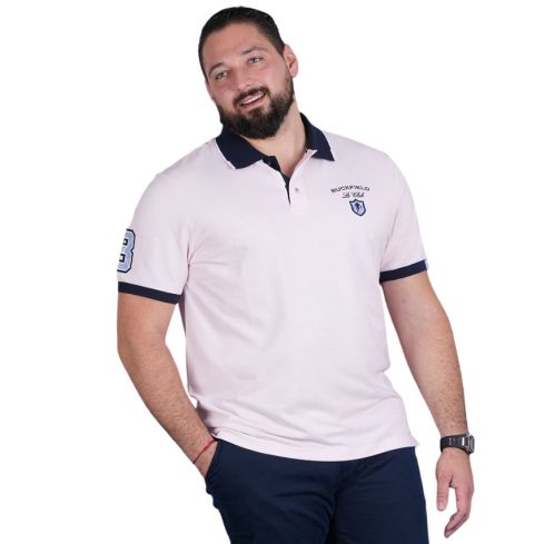 Polo Rugby Le Club Chabal Rosa Claro - Ruckfield