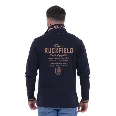 Polo de Manga Larga French Rugby Club Azul Marino - Ruckfield