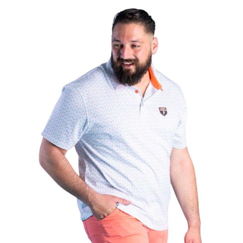 Polo Rugby Manga Corta Elegance PatrĂłn Blanco - Ruckfield