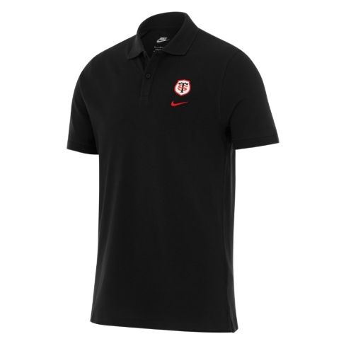 Polo Rugby Piqué Stade Toulousain Negro 2025/2026 - Nike