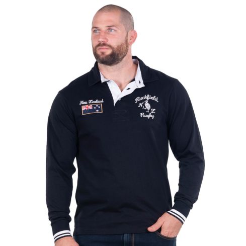 Polo Rugby Homme Legend Noir, by Christophe Dominici