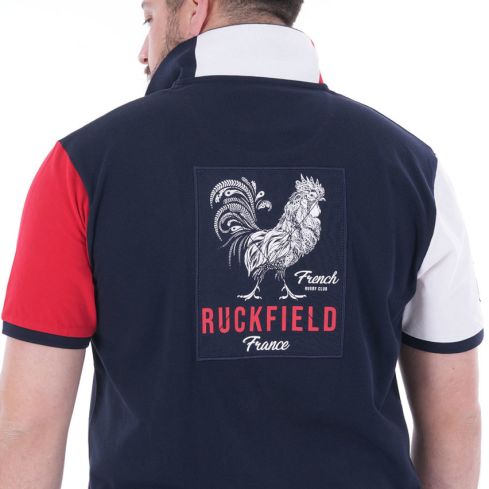 Polo French Rugby Club de manga corta Azul Marino - Ruckfield