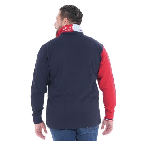 Polo Marino Manga Larga French Rugby Club - Ruckfield
