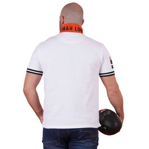Polo Rugby Manga Corta Blanco Jonah Lomu - Ruckfield