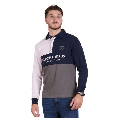 Polo Rugby manga larga multicolor Le Club - Ruckfield