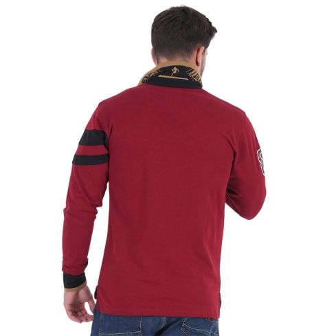 Polo Rugby Maori Rojo oscuro - Ruckfield