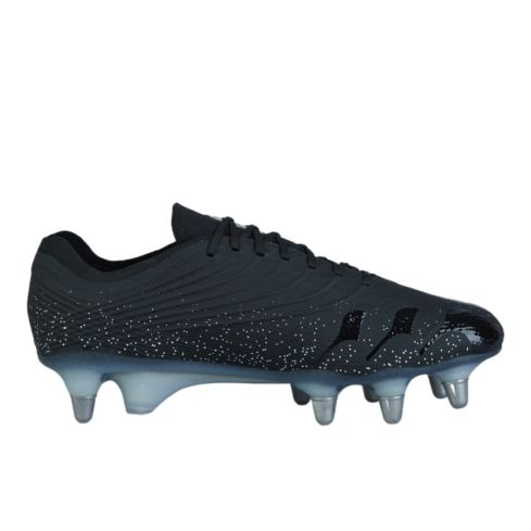 Botas de Rugby Stampede Tacos Atornillados Terreno Blando Elite SG Negro - Canterbury