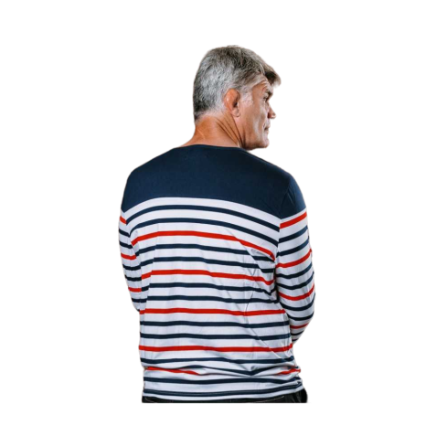 Camiseta de Rugby Marinière Tricolor - RUGBY RELIGION
