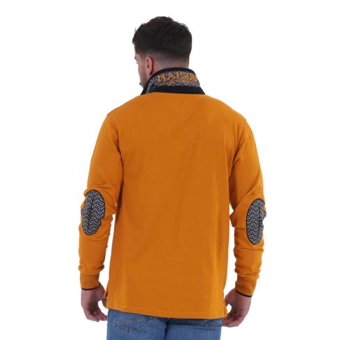 Polo de manga larga mostaza Maison de Rugby - Ruckfield