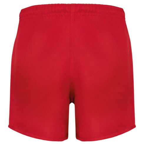 Pantalón Corto Rugby Infantil Rojo - ProAct