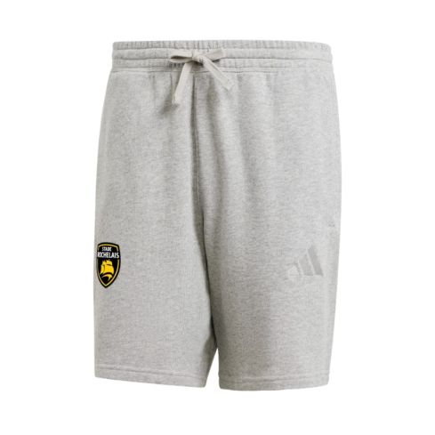 Pantalón Corto de Rugby Lifestyle para Hombre French Terry Gris La Rochelle - Adidas