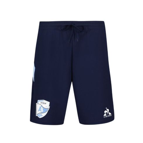 Pantalones Cortos de Entrenamiento de Rugby Hombre Aviron Bayonnais Le Coq Sportif Azul