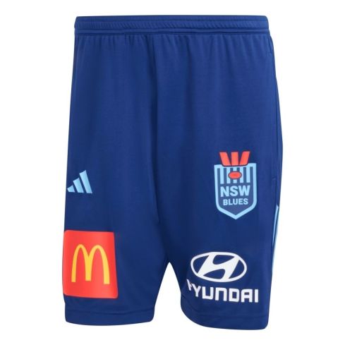 Pantalones Cortos de Entrenamiento de Rugby Nueva Gales del Sur adidas Azul