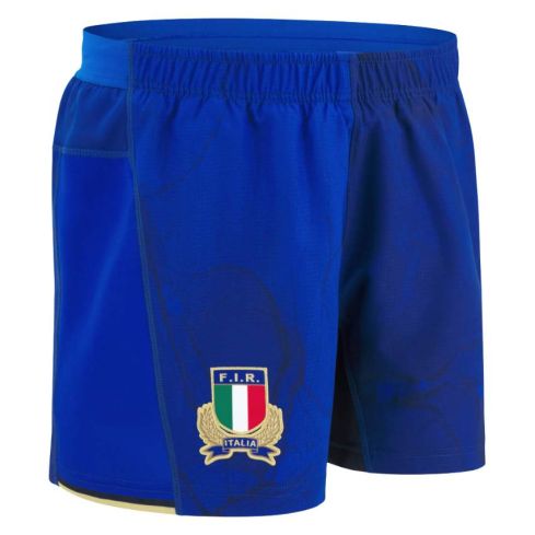 Pantalón Corto Rugby Italia Local Niño 2025/2026 - Macron